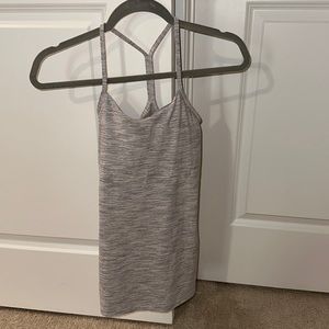 Lululemon razorback tank top with bra